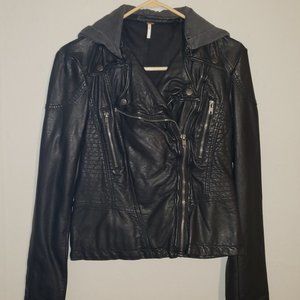 Free People Faux Leather Jacket